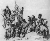 1841 г. Чеченцы и армия Шамиля