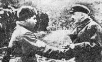 1945 г. Абухаджи Идрисов и Парад Победы.