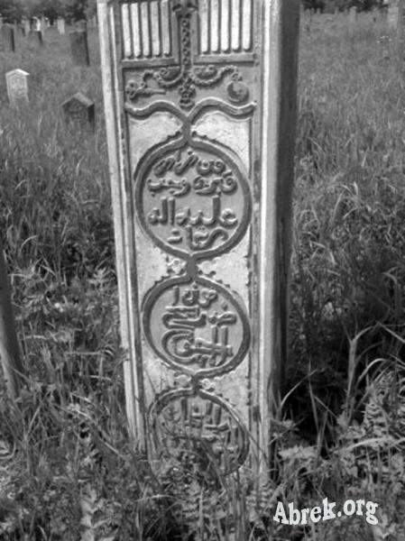 Общий вид чурта на могиле абрека Зелимхана