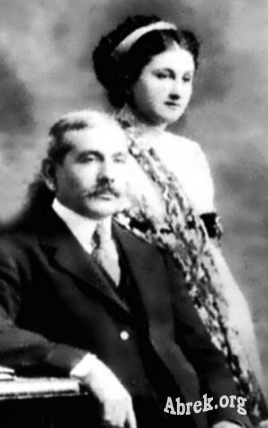 Муртуза Мухтаров с женой Лизой