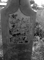 Верхняя часть чурта на могиле абрека Зелимхана