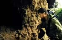 Р. Кадыров в пещере абрека Зелимхана