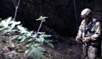 Р. Кадыров в пещере абрека Зелимхана 2